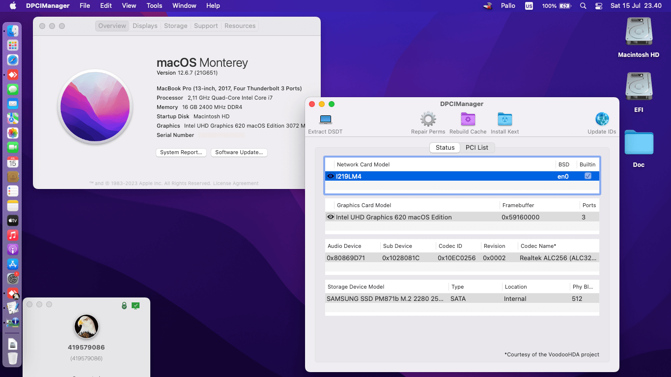Dell Latitude 7490 4th [KabyLake R + Intel UHD 620 + I2C]   OpenCore 1